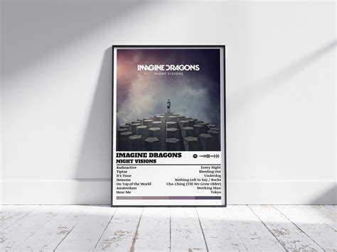 Imagine Dragons Poster Print Night Visions Music Poster - Etsy