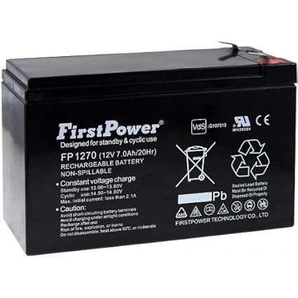 Powerfirst Firstpower Lead Battery Fp Vds Replaces Amazon Co Uk