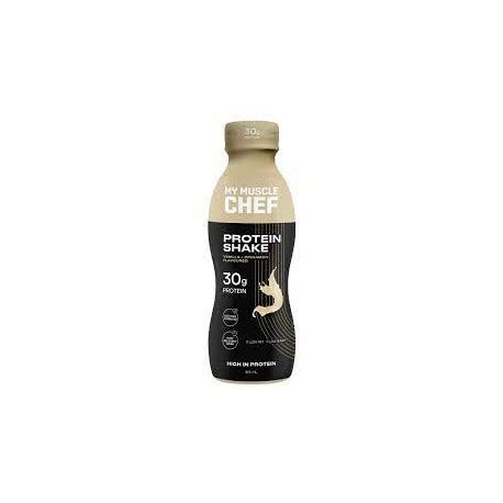 MY MUSCLE CHEF VANILLA PROTEIN DRINK 350ML - Family Life Organics