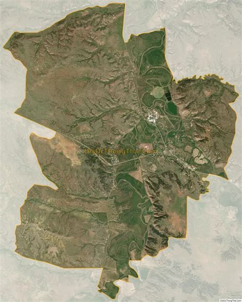 Map of Ashland CDP, Montana - Thong Thai Real