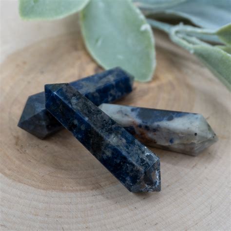 Sodalite Small Random Double Terminated Points The Crystal Council