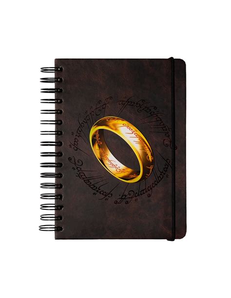 Libreta Anillo Nico The Lord Of The Rings El Se Or De Los Anillos