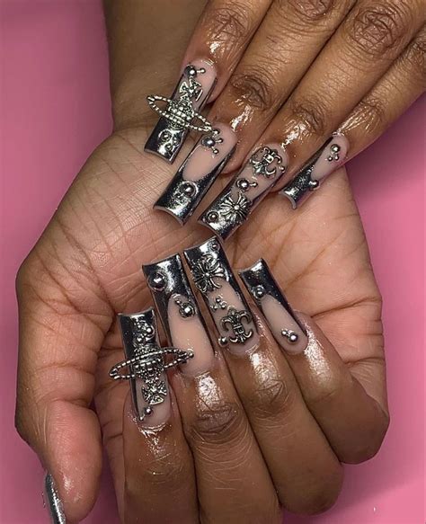 Pin By Olivia Nwigwe On Nails Clawss In Long Square Acrylic