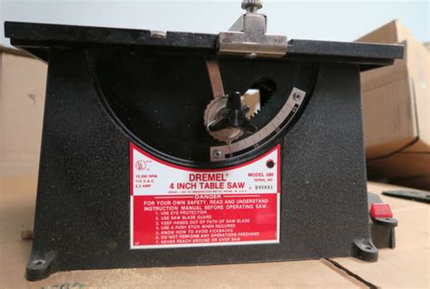 Dremel 4 Inch Table Saw Model 580 For Sale Online Ebay