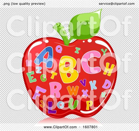 Apple Alphabet Illustration by BNP Design Studio #1607801