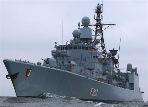 F 213 FGS Augsburg Type 122 Bremen Class Frigate German Navy