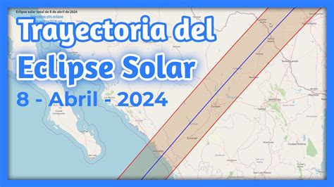 Trayectoria Del Eclipse Solar Del 8 De Abril Del 2024 Mapa