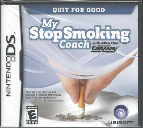 My Stop Smoking Coach With Allen Carr Nintendo Ds Nintendo Ds Video