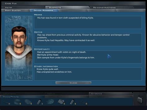 Csi Crime Scene Investigation Screenshots For Windows Mobygames