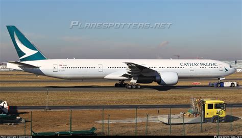 B Kpp Cathay Pacific Boeing Er Photo By Spotterfreund Id