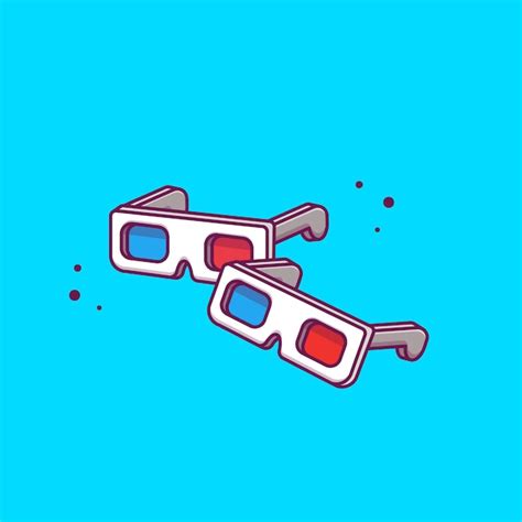 Premium Vector 3d Movie Glasses Icon Illustration Movie Cinema Icon