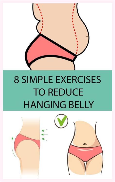 8 Simple Exercises To Reduce Hanging Belly Fat Exercise To Reduce