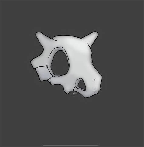 Cubone Skull In 2023 Pokemon Tattoo Minecraft Tattoo Simple Skull
