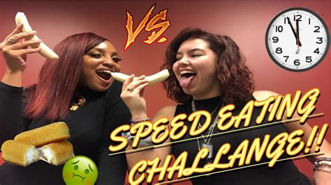 Speed Eating Challenge I Almost Choked Liyah Mone Youtube