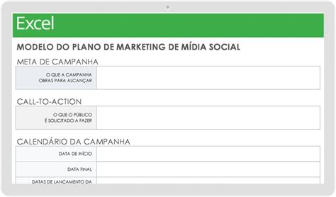 Modelos Gratuitos De Plano De Marketing De Redes Sociais Smartsheet