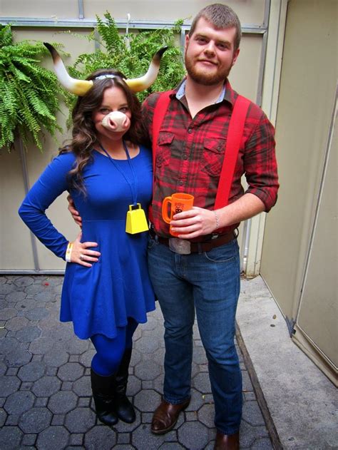 Paul Bunyan Babe The Blue Ox Homemade Halloween Costumes Halloween