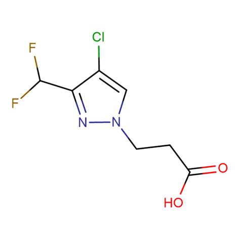 3 4 Chloro 3 Difluoromethyl 1H Pyrazol 1 Yl Propionic Acid 10 509742