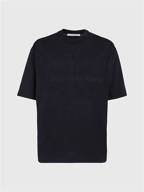 Oversized Monogram T Shirt Calvin Klein® J30j325210beh