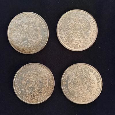 Mexican Cien Peso Silver Coin Lot Estatesales Org