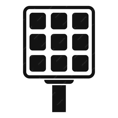Premium Vector | Solar panel icon simple vector digital home money care