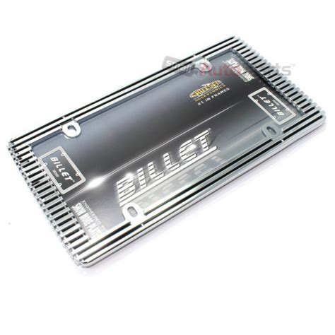 Chromeblack Billet Metal License Plate Tag Frame For Auto Car Truck Ebay