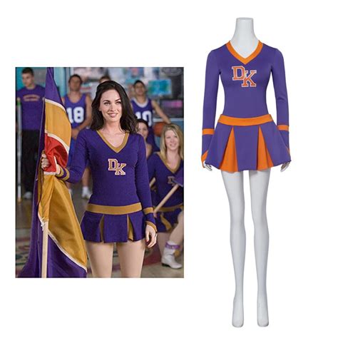 Megan Fox Jennifers Body Cheerleader Costume Jennifer Check Purple