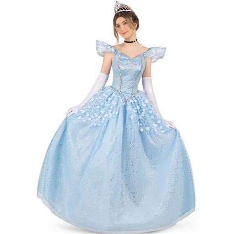 D Guisement Princesse Cendrillon Bleue Pour Femme Achat En Ligne