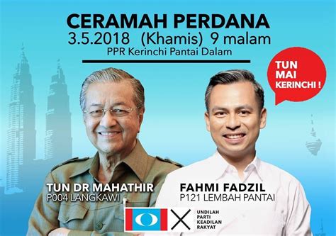 Ceramah Pakatan Harapan 2018 Sue Mills