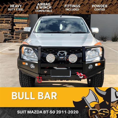 Steel Bull Bar To Suit Mazda Bt 50 Bt50 2011 2020 Adr Approved Ps4x4