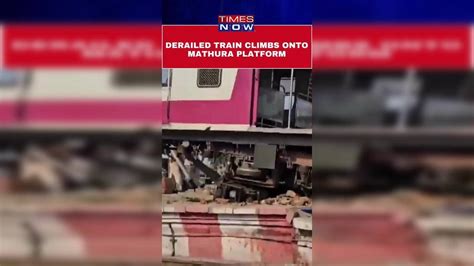 Repair Work Being Done At Up S Mathura Junction Following Derailment Of