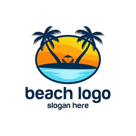 Premium Vector Beach Logo Vectors