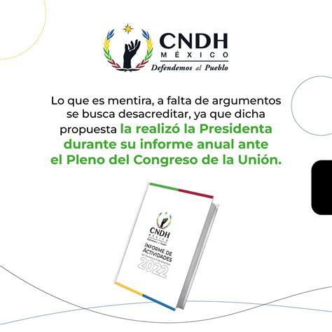 CNDH en México on Twitter Nuestro objetivo es claro buscamos mejorar