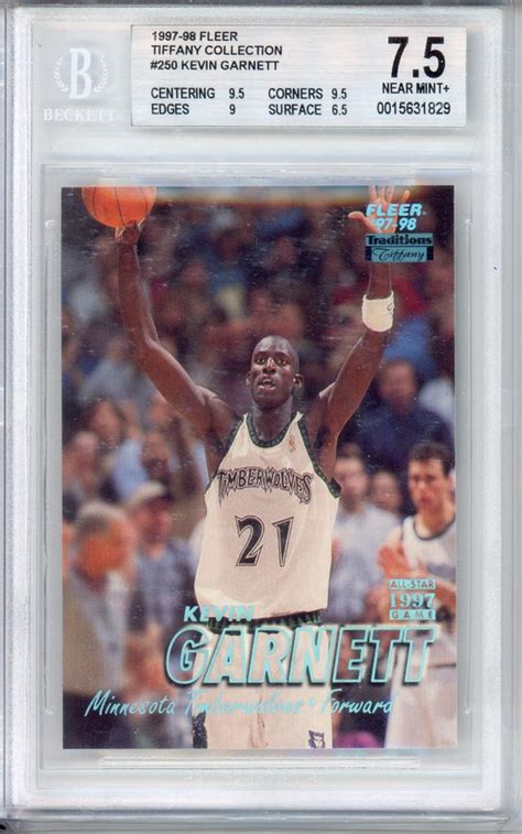 Kevin Garnett Fleer Tiffany Bgs F Mkg Flickr