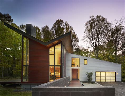 Дом под крышей-«бабочкой» — designchat.com