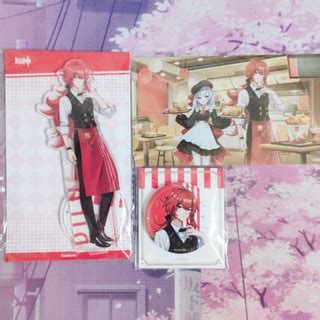 Mihoyo Genshin Impact Collab KFC Diluc Noelle Official Merchandise