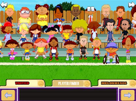 Backyard Sports Characters - footname