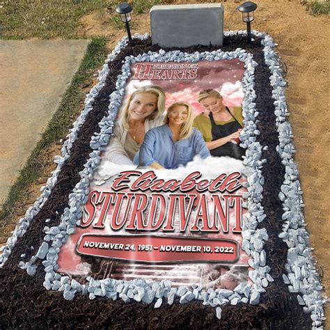 Custom Photo Forever In Our Hearts Memorial Grave Blanket N369 890268 Geckocustom