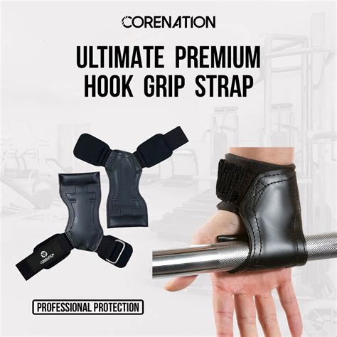 Jual Corenation Ultimate Premium Hook Grip Strap Gym Shopee Indonesia