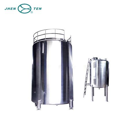 5000L Steam Heating Food Grade Vertical Stainless Steel Wine Storage