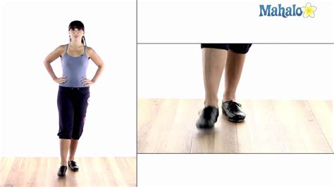 How To Tap Dance Toe Tap Warm Up Youtube