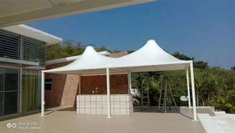 Pvc Inverse Conical Tensile Structure At Rs Square Feet Tensile