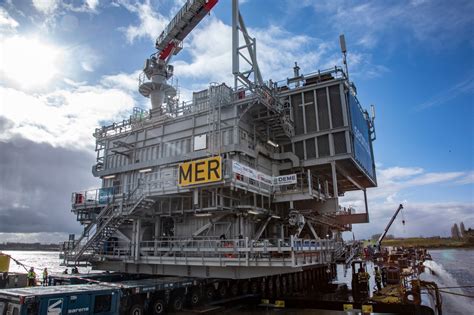 First Of Seamades Two Offshore Substations Sets Sail To The Belgian