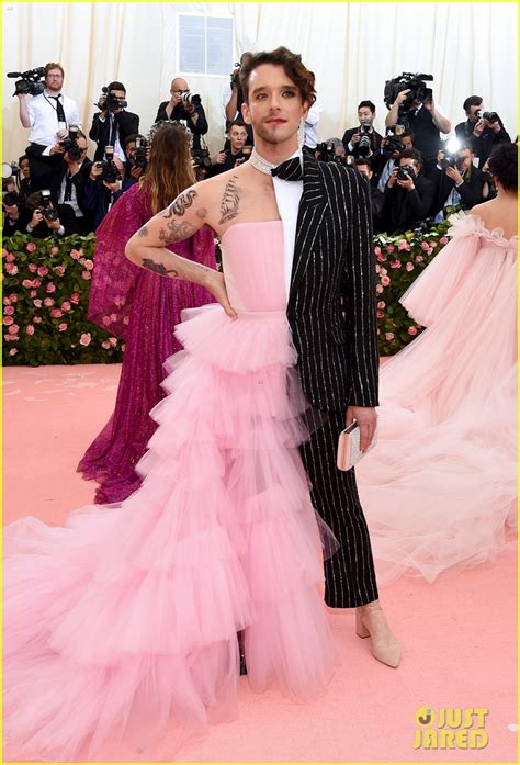 Michael Urie Wears Daring Half Dress Half Tuxedo Outfit To Met Gala
