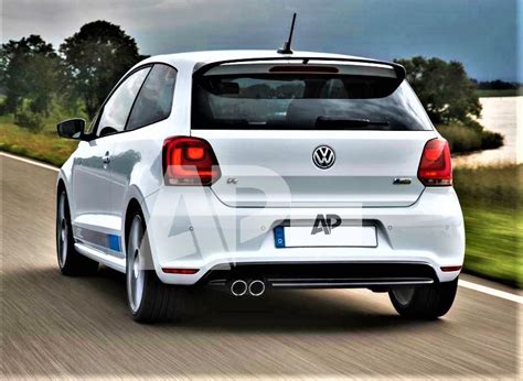 Vw Polo Mk R C Gti R Wrc Style Gloss Black Boot Spoiler Ebay