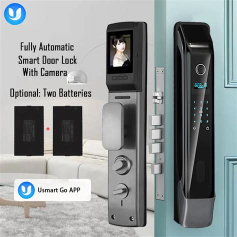 Totalmente Autom Tico Inteligente Door Lock C Mera Controle APP