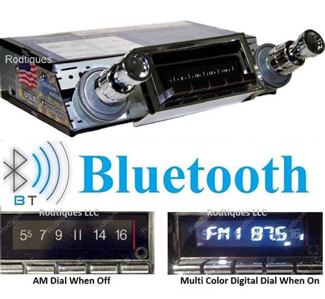 1961 1962 Chevy Impala Bluetooth Radio Multi Color Display 300 Watts