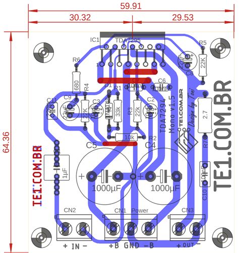 Tda Amplifier Circuit Diagram Pcb Artofit