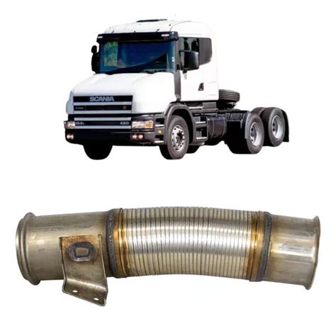 Tubo Flexivel Escapamento Compativel Scania Frete Gr Tis