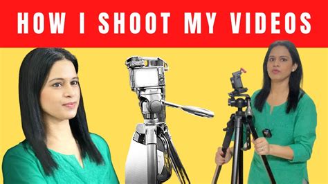 How I Shoot My Youtube Videos My Camera Lights Tripod Setup