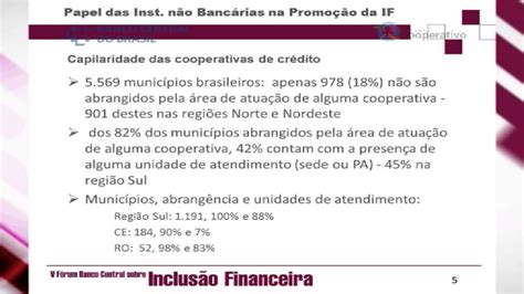 Palestra Potencialidades E Riscos Das Instituições Não Bancárias V